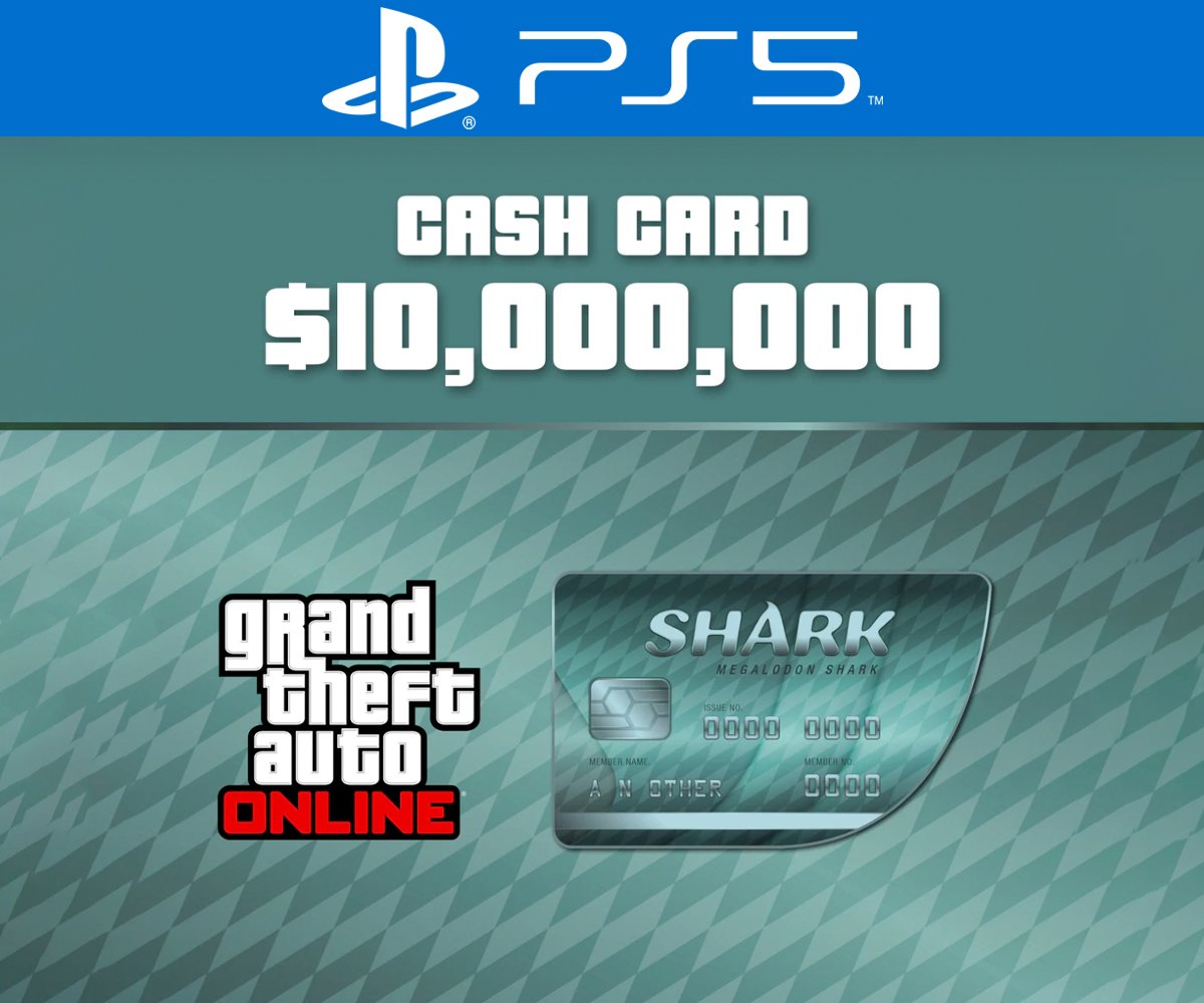 GTA Online: Megalodon Shark Cash Card (PS5)