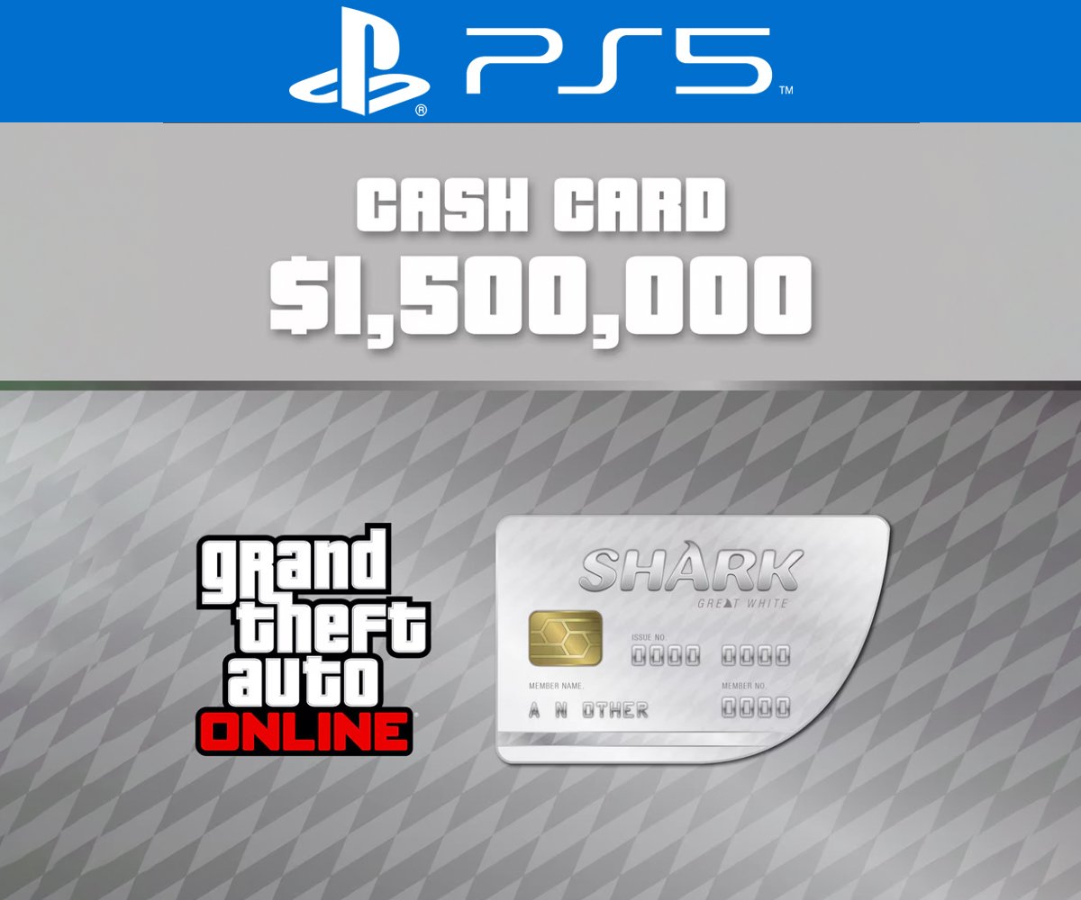 GTA Online: Great White Shark Cash Card (PS5)