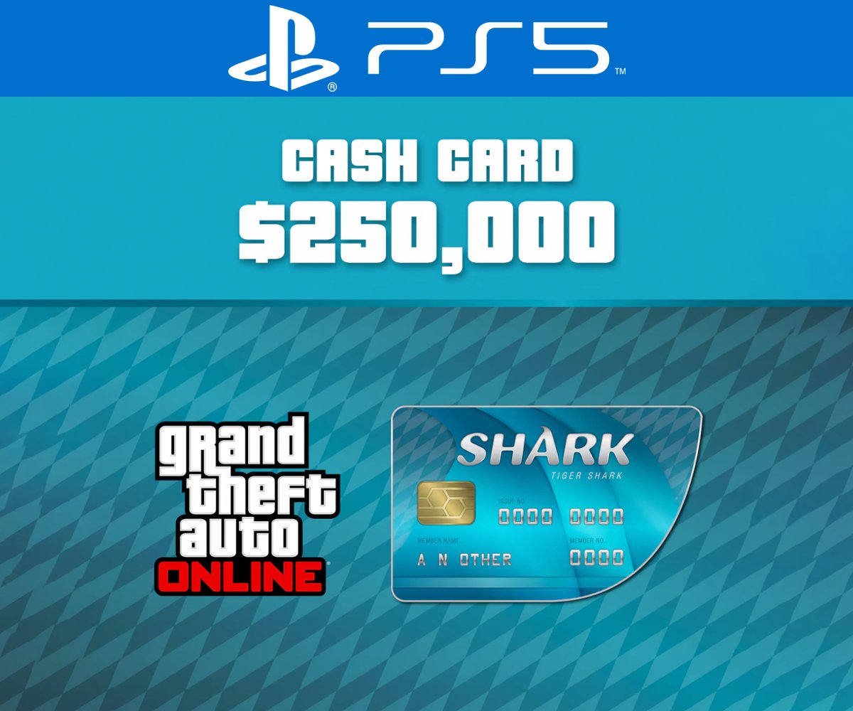 GTA Online: Tiger Shark Cash Card (PS5)