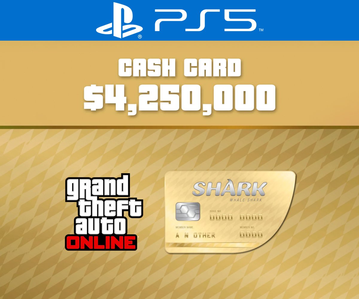 GTA Online: Whale Shark Cash Card (PS5)