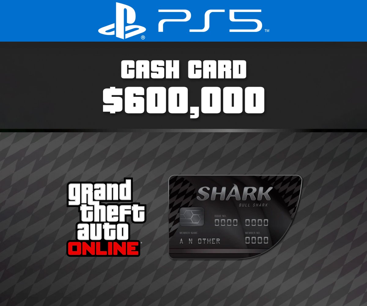 GTA Online: Bull Shark Cash Card (PS5)