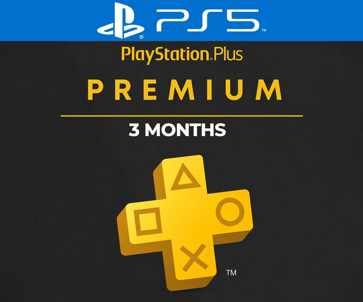 PS+ Premium 3 months